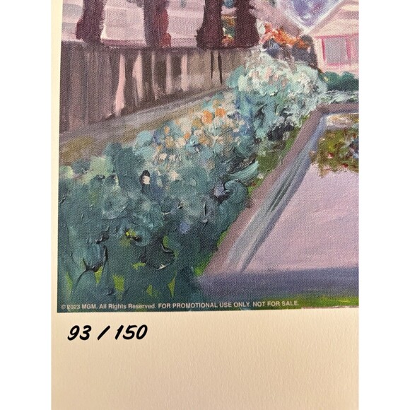 Lot Of 3 2023 Promotional MGM Lithographs #93 Numbered 93/150 Alien Home - Rare! - Picture 6 of 9